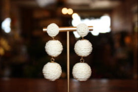 Epp & Co. Ivory Cascade Earrings