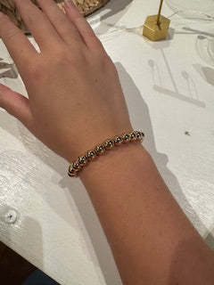 XL Gold Beaded Bracelet