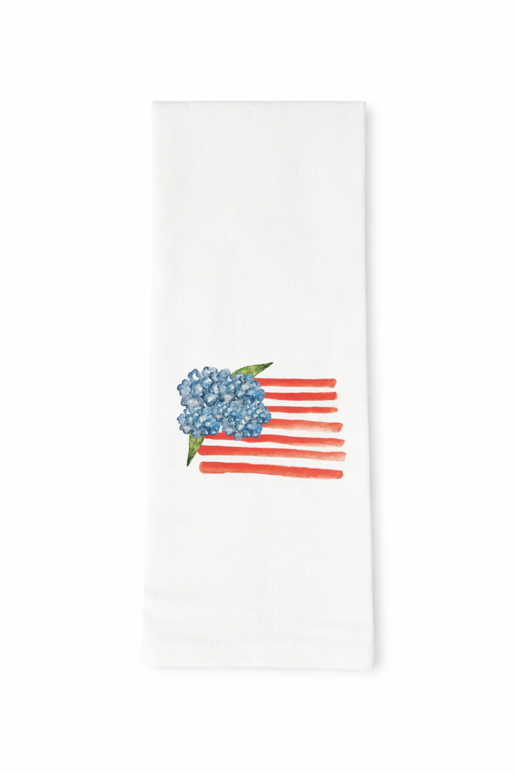 Hydrangea Flag Tea Towel