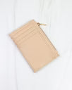 Caroline Hill Molly Zip Card Holder Nude