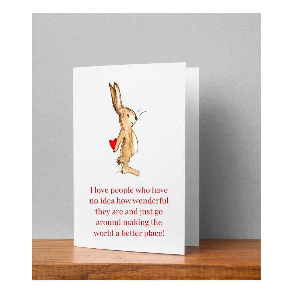 Hand-Painted Watercolor Folded Greeting Cards