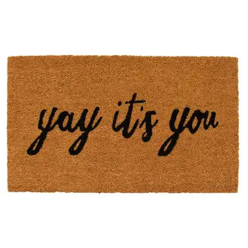 Yay It's You Doormat