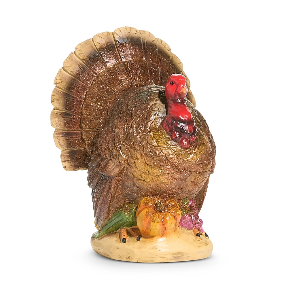 RAZ 11.75" Glitter Turkey