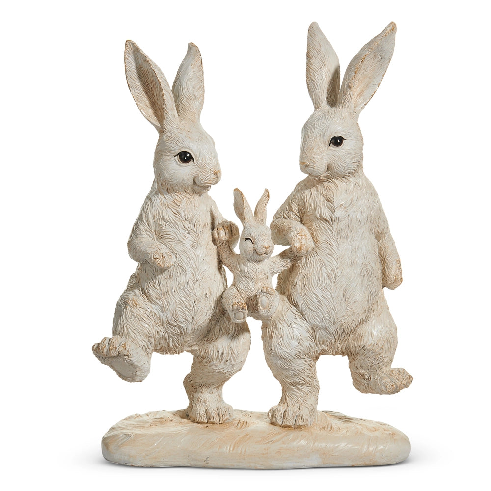 RAZ White Bunny Family