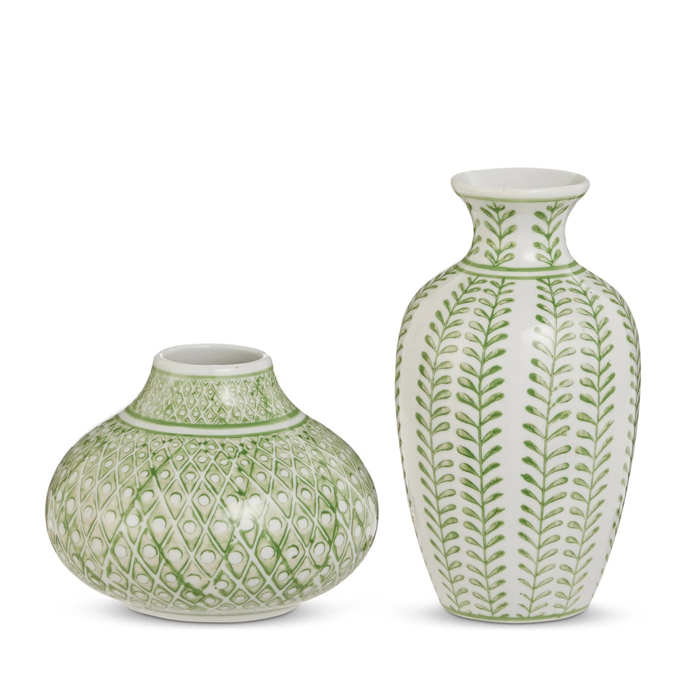 RAZ 8" Green Bud Vases