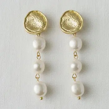 Pearl Drop Dangle Earrings