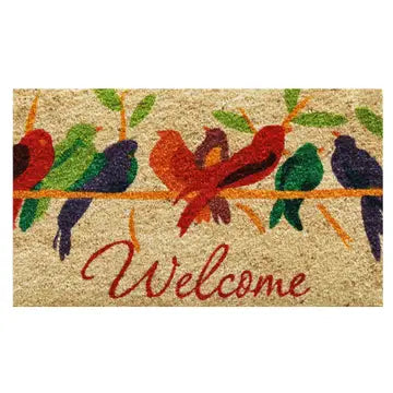 Tweet Birds Welcome Doormat