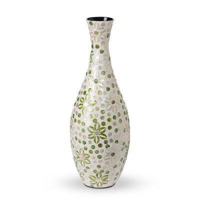 Park Hill Capraia Coast Floral Vase, Capiz