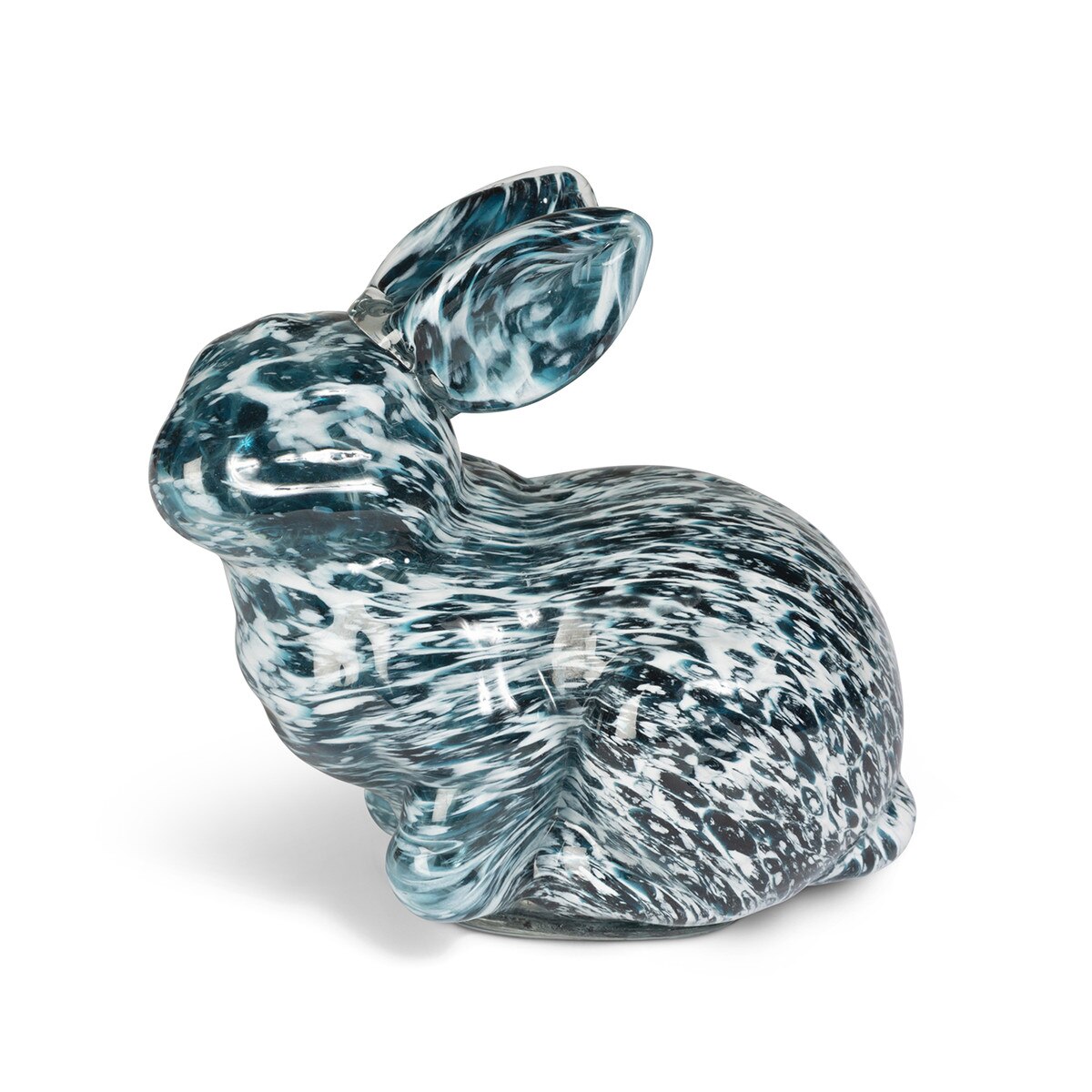 Park Hill Blue Glass Bunny, Large