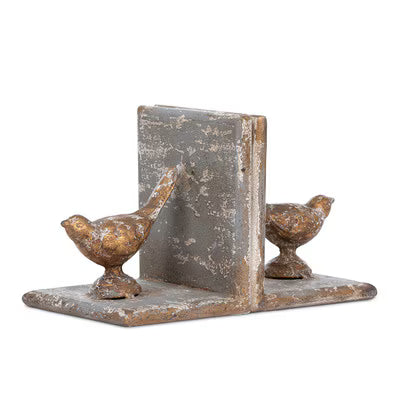 Park Hill Bird Duet Iron Bookends