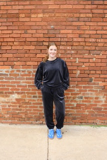 Umgee Rib Knit Thermal Pants