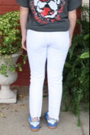 Kancan White High Rise Straight Fit Jeans