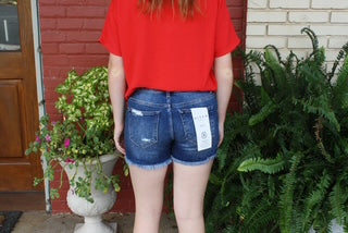 Risen Dark Jean Shorts