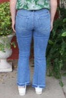 Kancan Cropped Flare Jeans