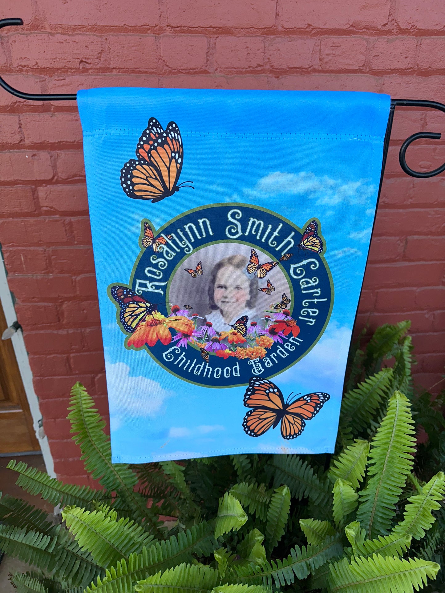 Rosalynn Carter Childhood Garden Flag