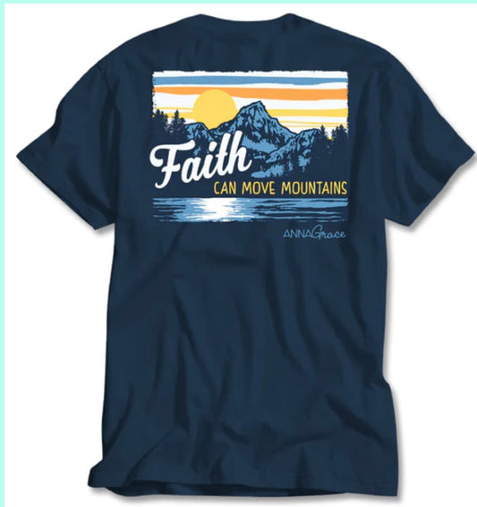 Faith Can Move Mountains Anna Grace T-Shirts