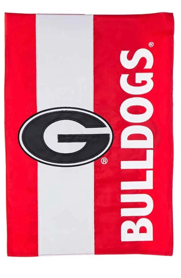 GA Bulldogs Garden Flag