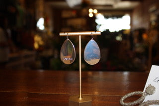 Fornash Silver Teardrop Dangle Earrings