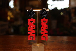 Dawg Beaded Earrings