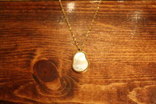 Gold Pearl Necklace