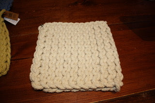 Square Cotton Crocheted Pot Holders