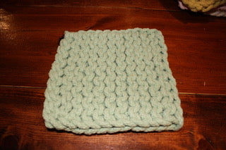 Square Cotton Crocheted Pot Holders