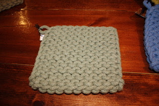 Square Cotton Crocheted Pot Holders