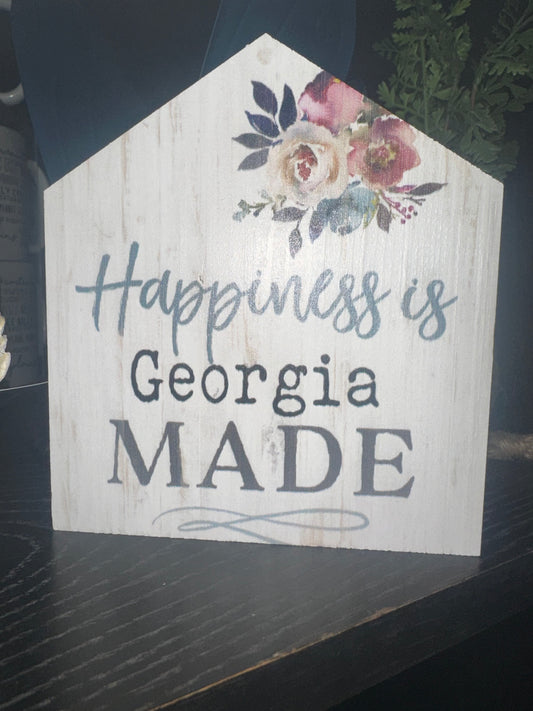 Happiness is Georgia Made Sign