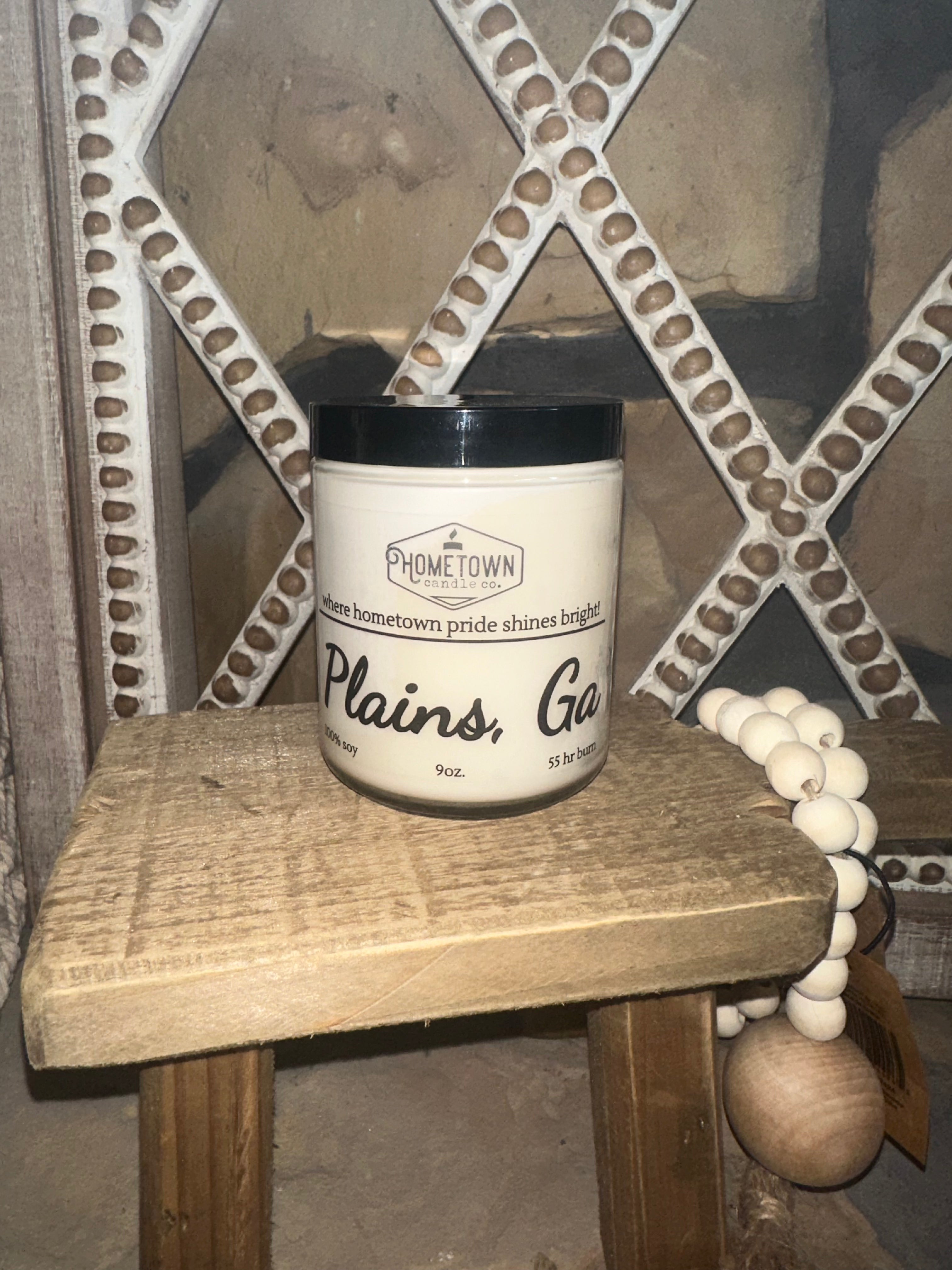 Plains, GA Candle
