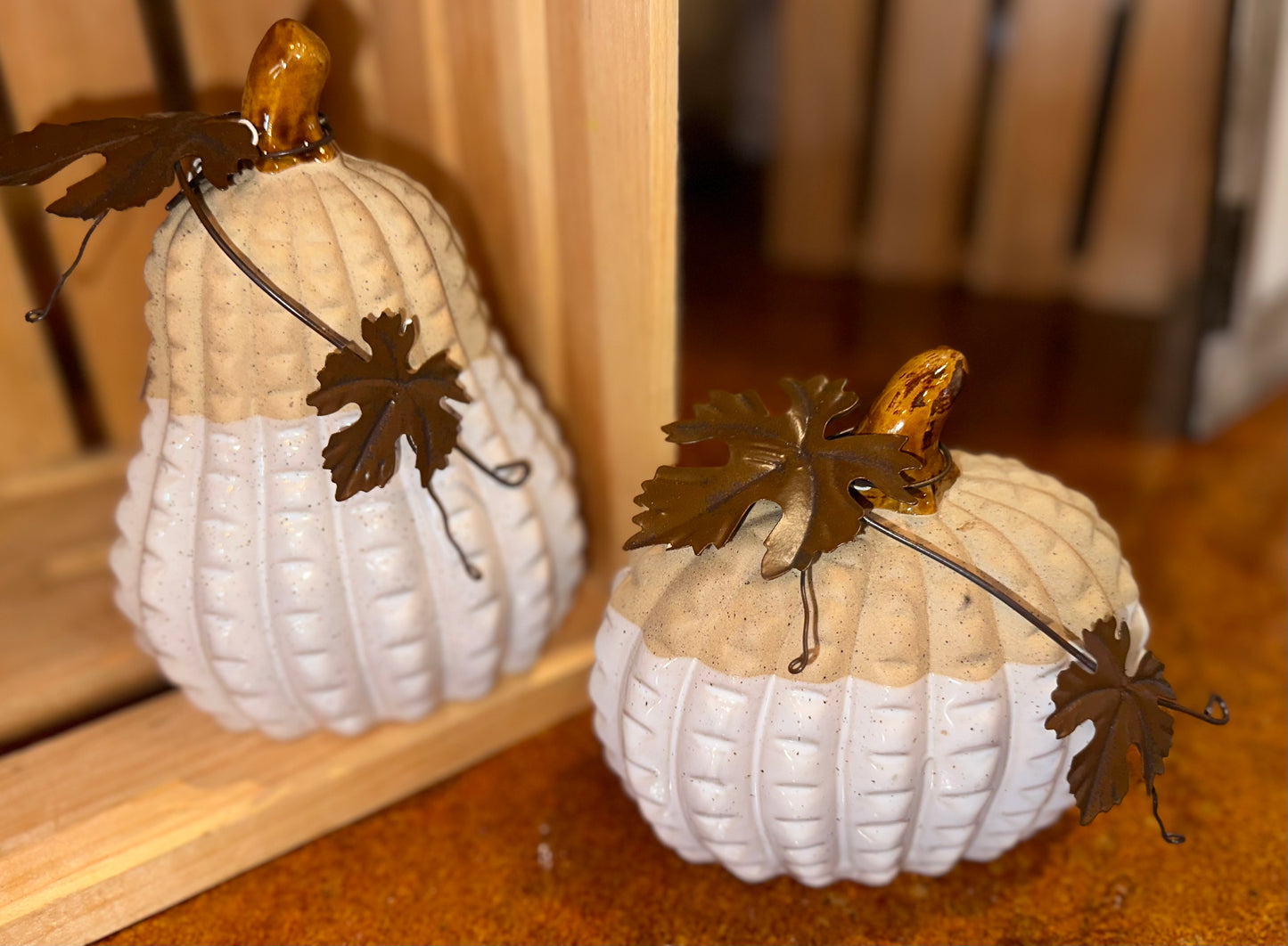 Ceramic Tactile Pumpkins 2 Asst.