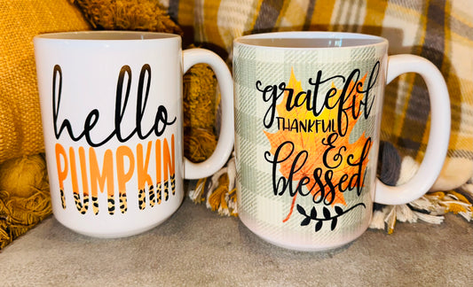 Fall Coffee Cups