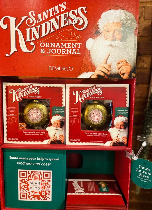 Santa’s Kindness Ornament & Journal Box