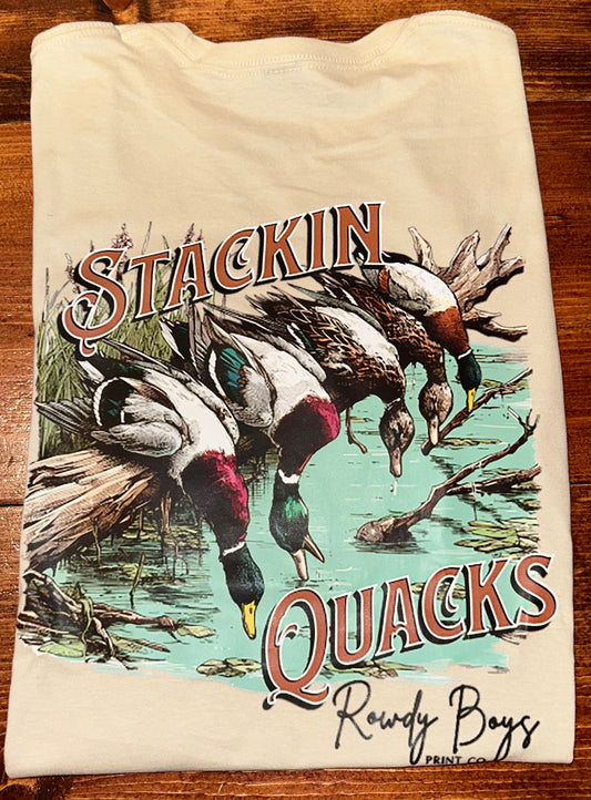 Stackin Quacks Rowdy Boys T-Shirt