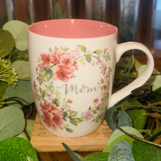 Mom Floral Coffee Cup