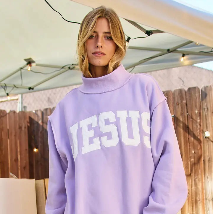 Bucketlist Jesus mock sweatshirt