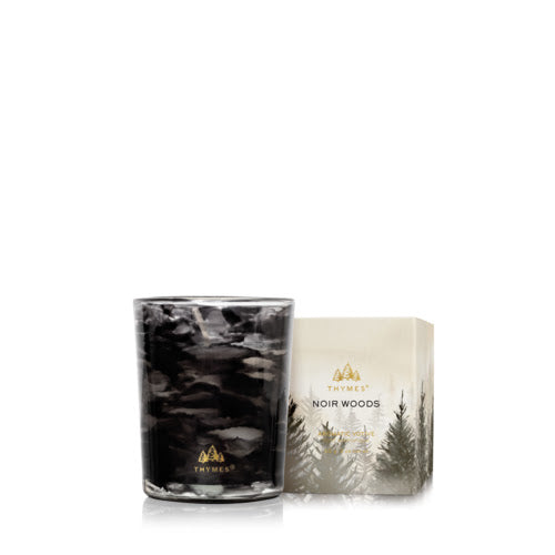 Thymes Noir Woods Boxed Votive Candle 2oz