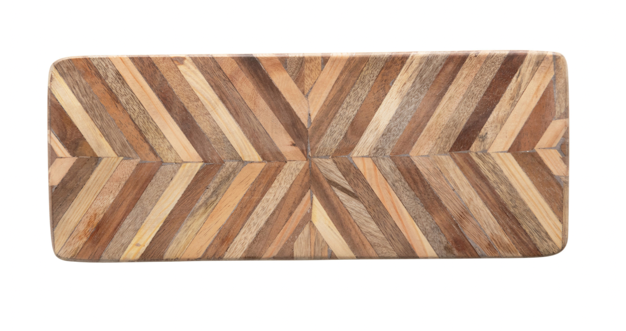 Mango Wood Cutting Board With Pattern