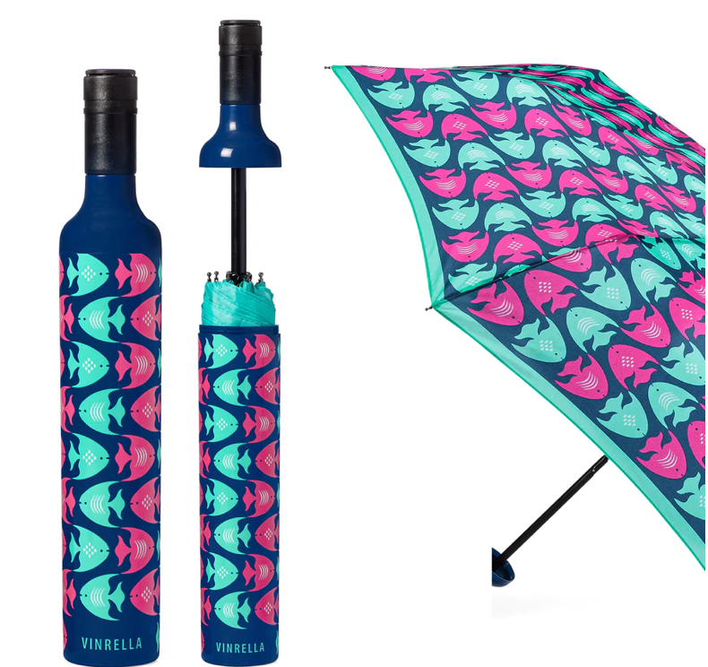 School Mates Wine Bottle Umbrella