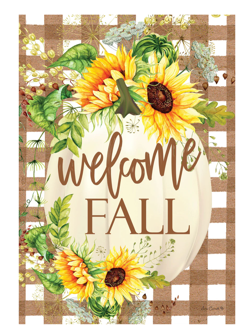 Welcome Fall Garden Flag