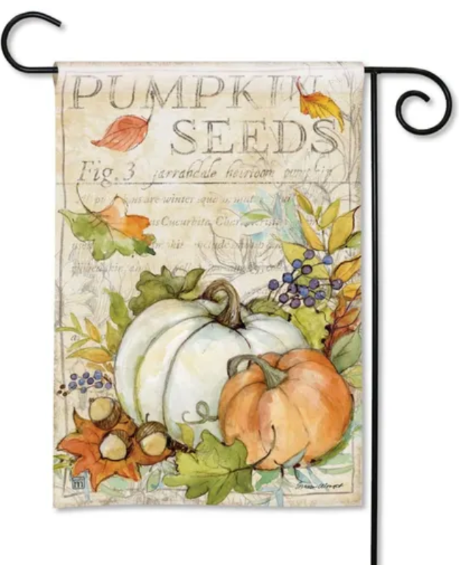 Pumpkin Seed Garden Flag