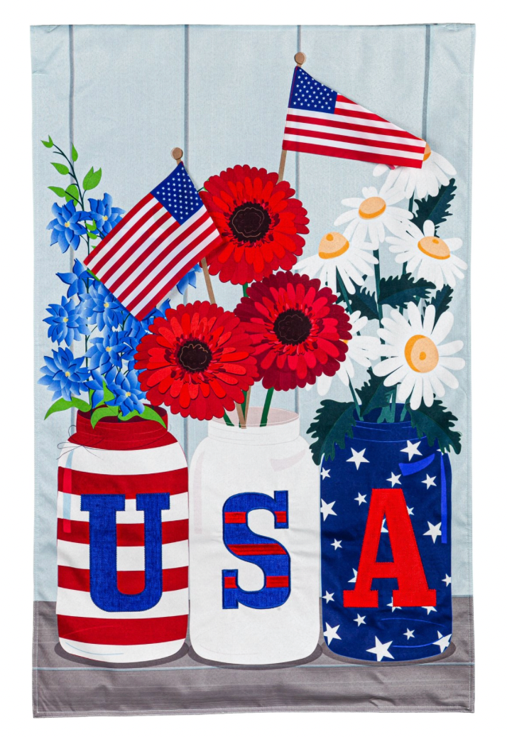 USA Mason Jar House Flag