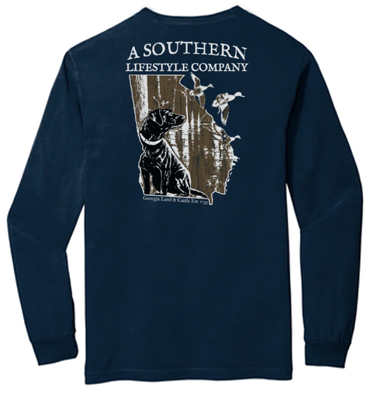 Southern Lifestyle Duck Hunting Long Sleeve Shirt