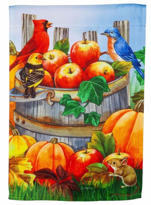 Apple & Pumpkins Garden Flag