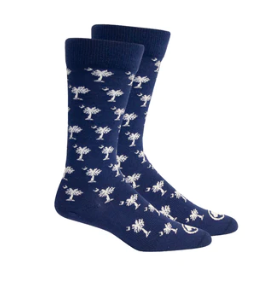 Palmetto Blue Men's Socks