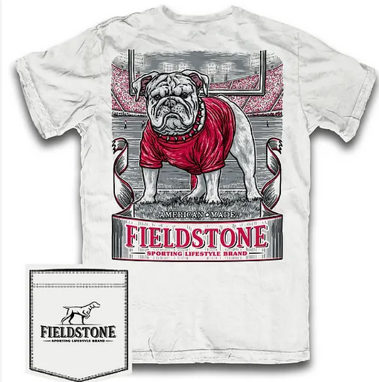 White UGA Fieldstone T-Shirt