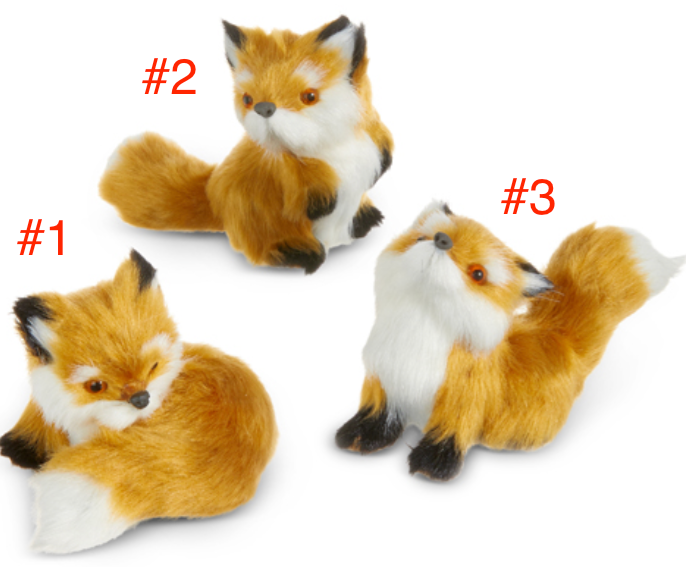 4' Fox Ornaments