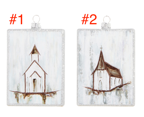 4.5' Church Ornaments 2 Asst.