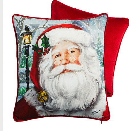 18' Santa Portrait Pillows