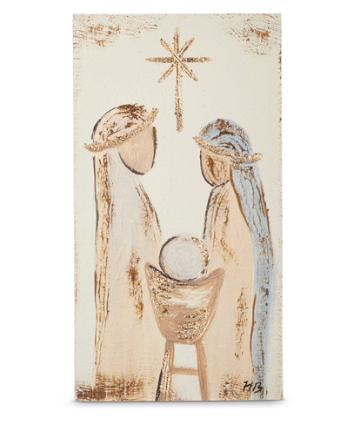 26' Holy Family Textured Wall Art