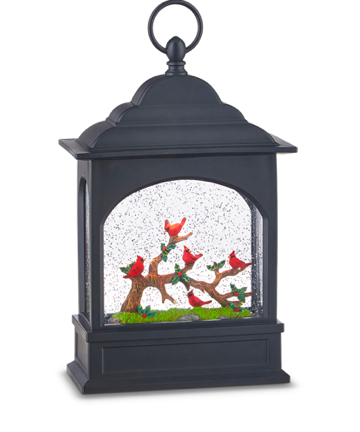 11'' Cardinal Lighted Water Lantern